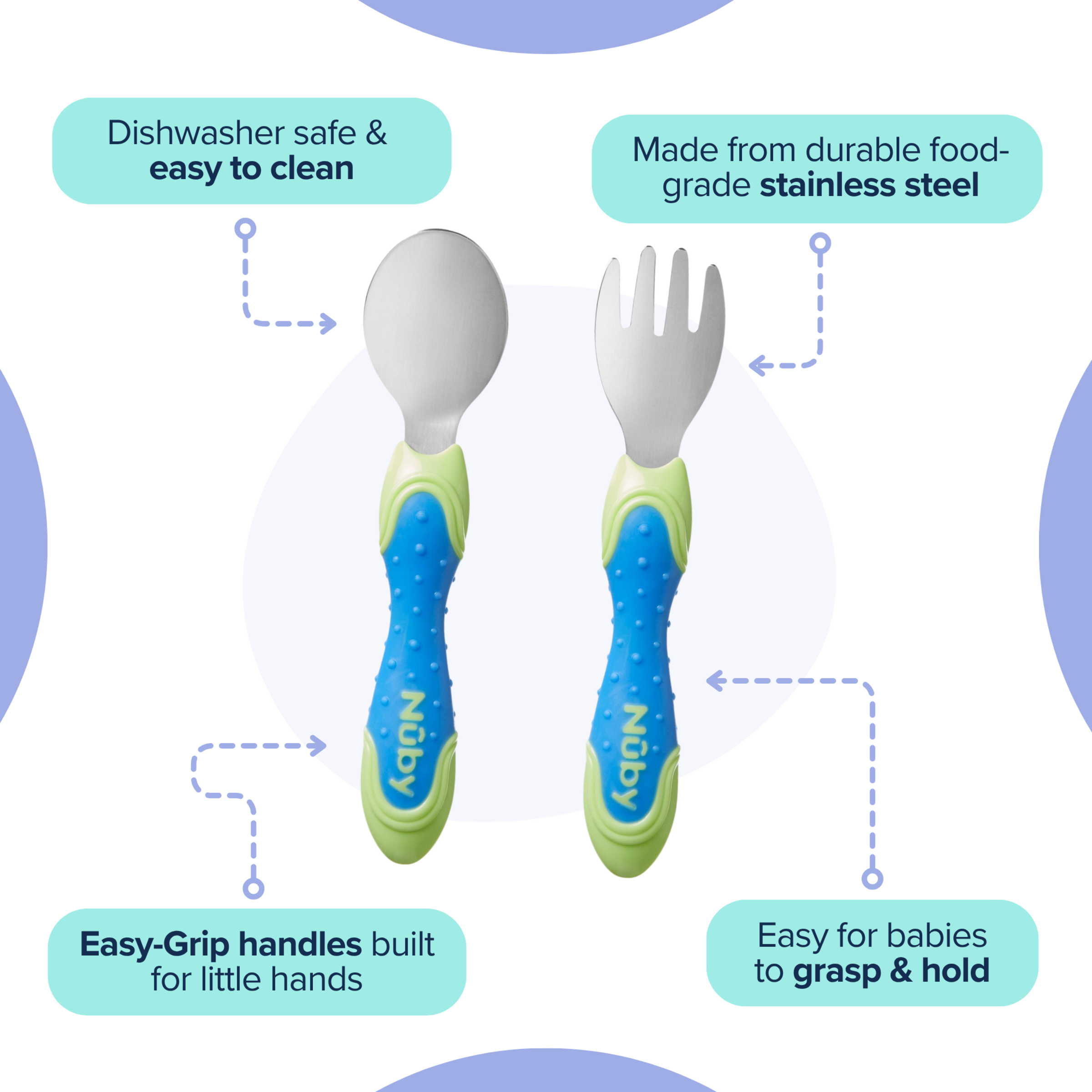 Nuby Stainless Steel Cutlery Set