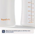 RapidBottle Glass Baby Bottle Pink 270ml