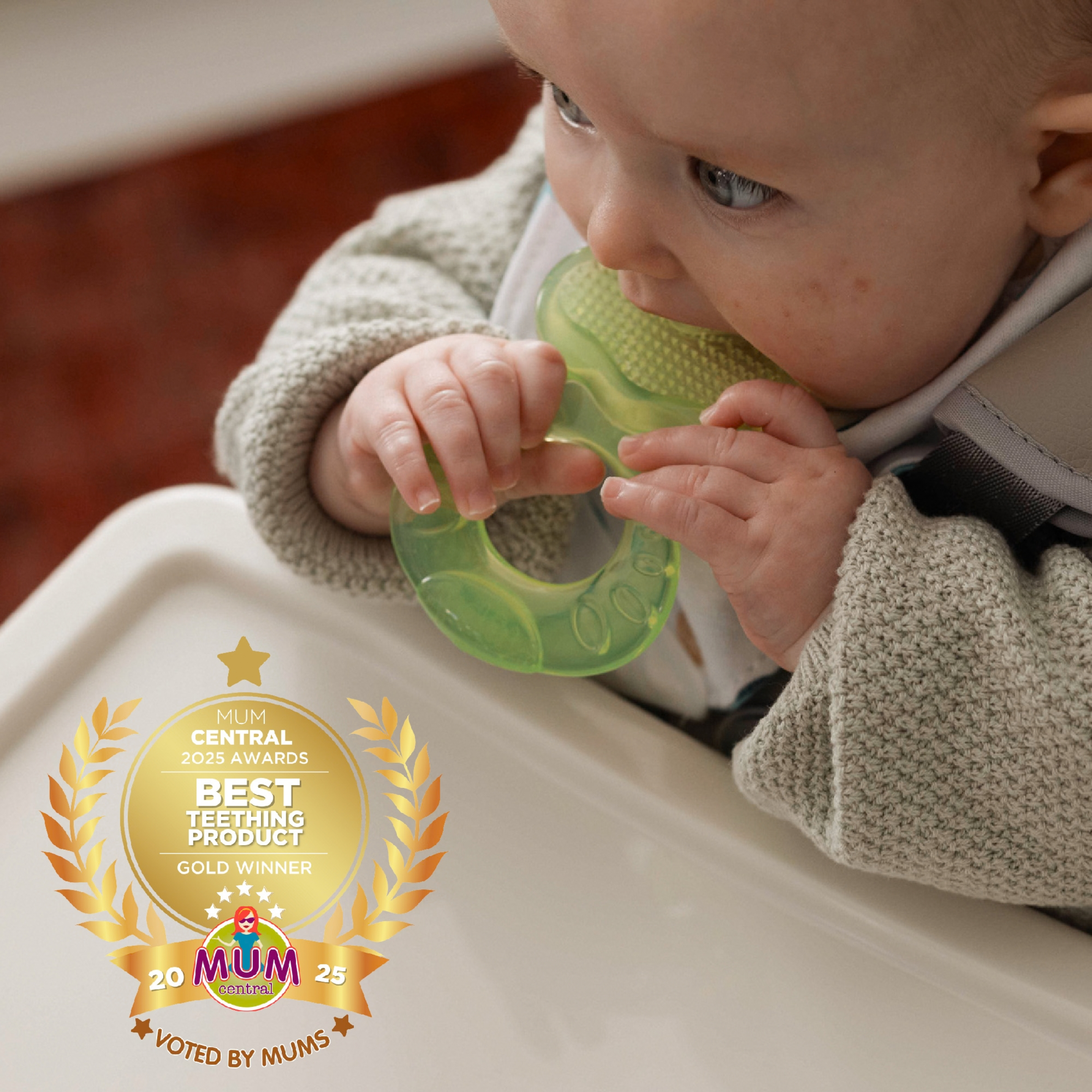 Nuby Teethe-eez Silicone Teether