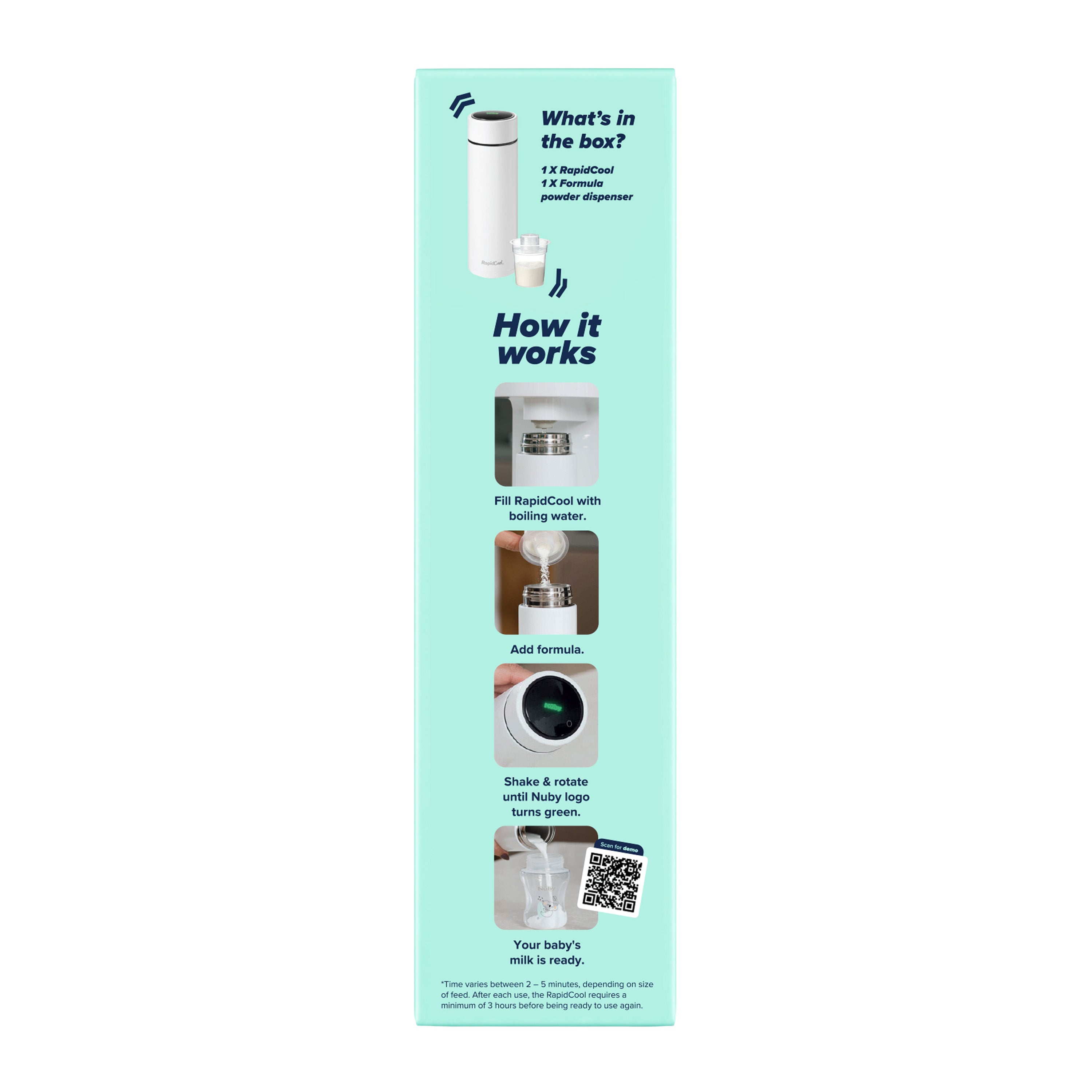 Nuby RapidCool™ Portable Formula Feed Maker