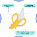 Nuby NanaNubs Banana Gum Massaging Toothbrush