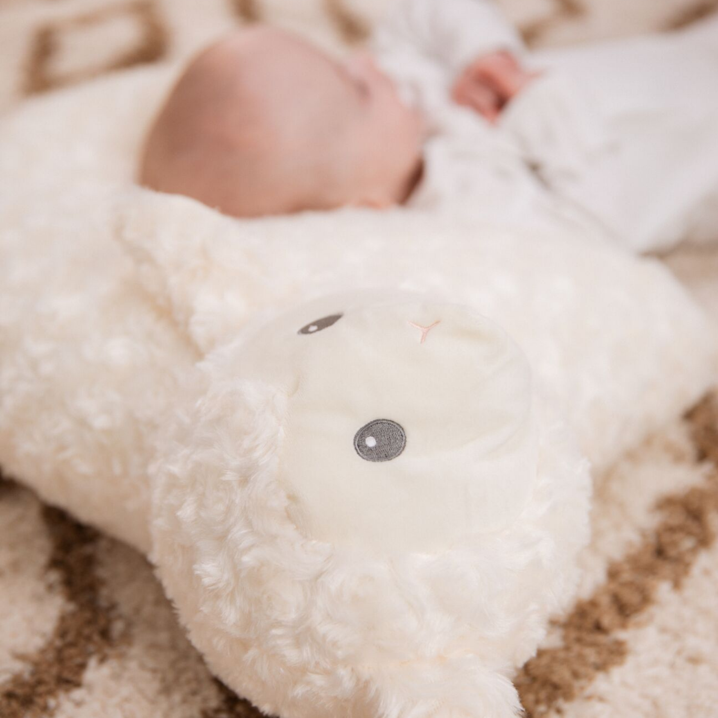 Nuby Lamb Tummy Time Pillow