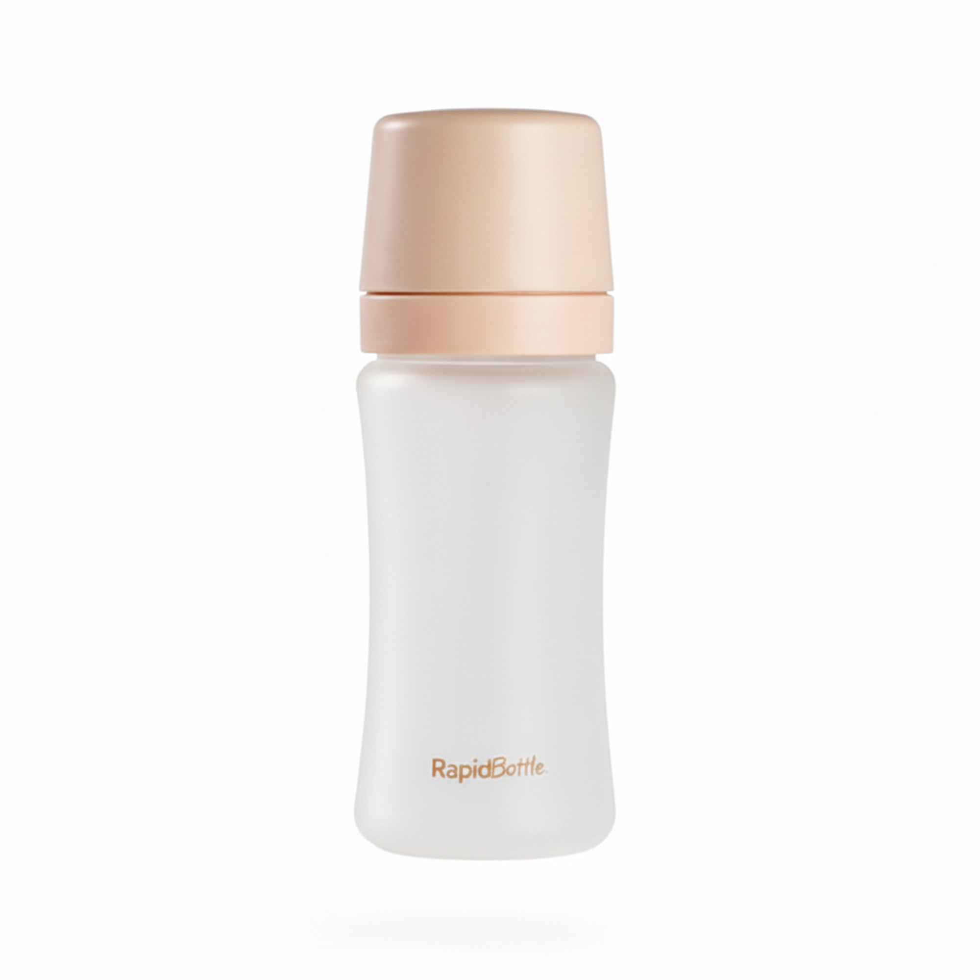 RapidBottle Glass Baby Bottle Beige 270ml 