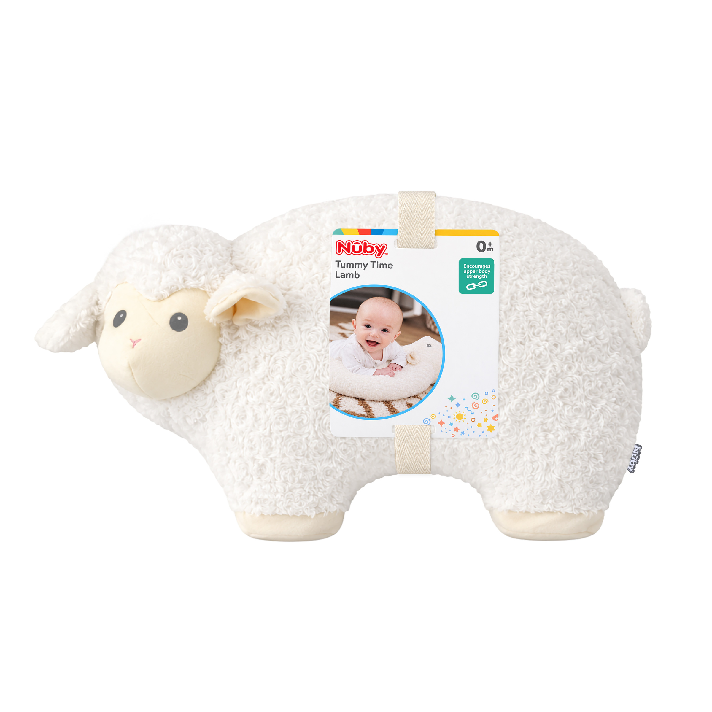 Nuby Lamb Tummy Time Pillow