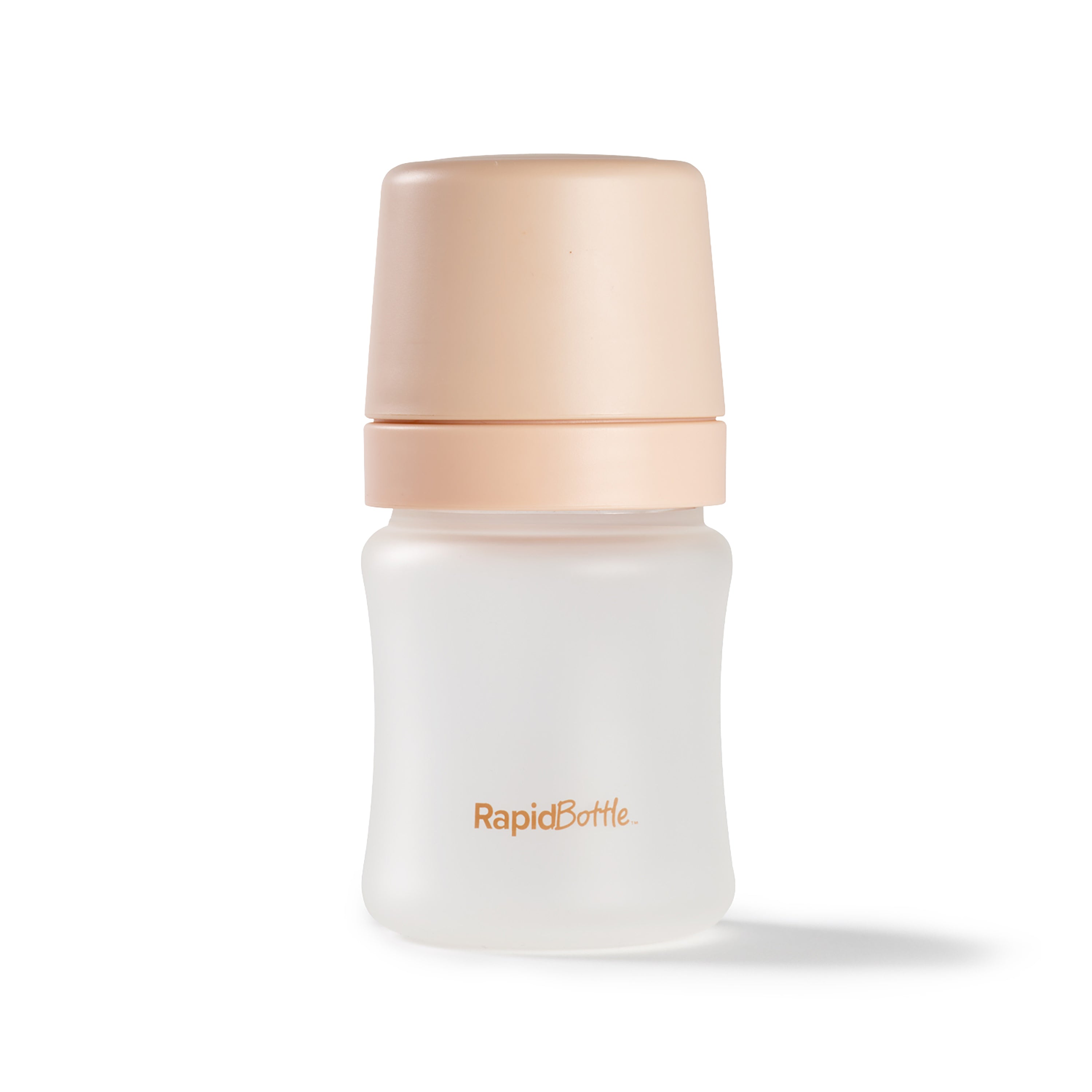 RapidBottle Glass Baby Bottle Beige 150ml