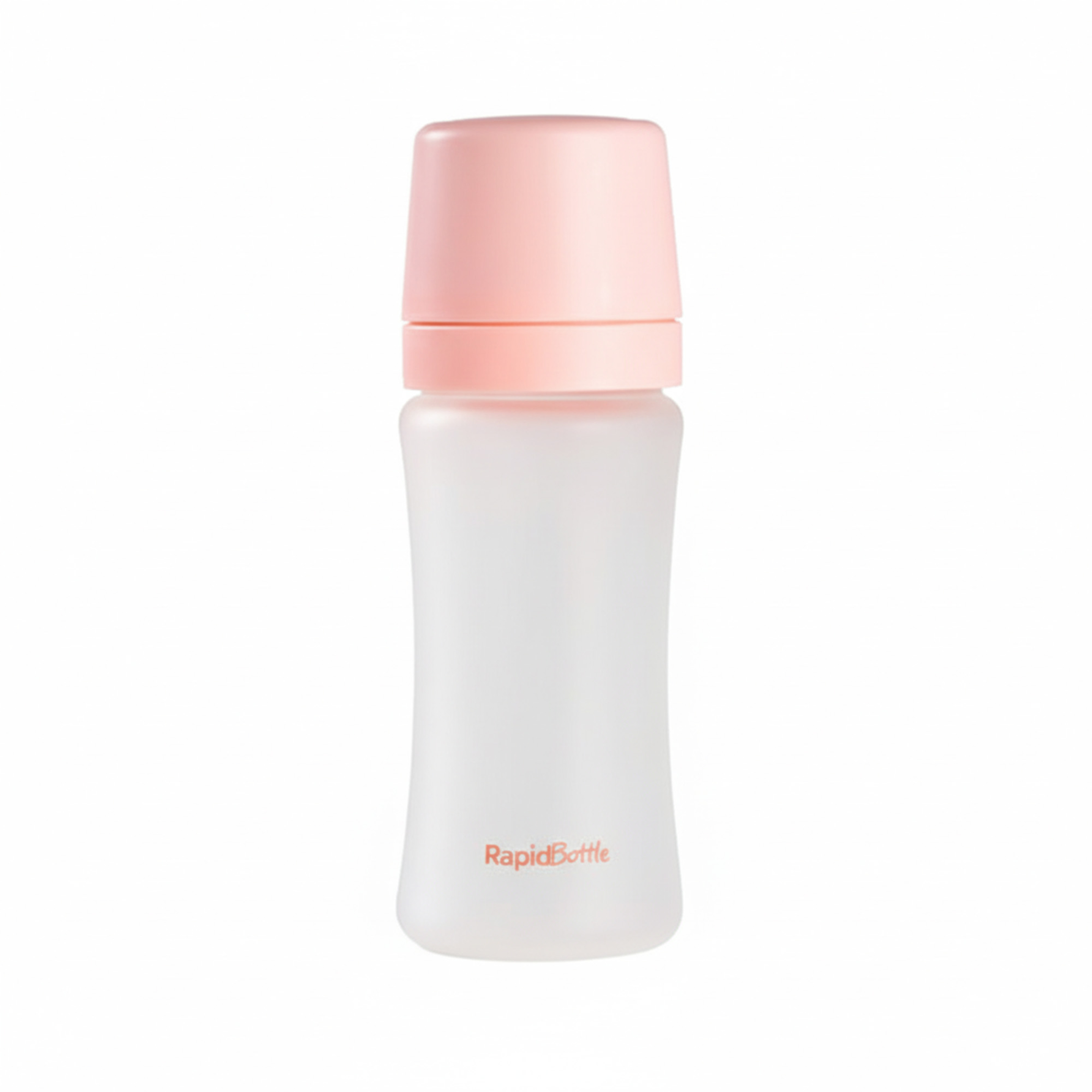 Nuby RapidBottle Glass Baby Bottle Pink 270ml
