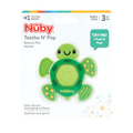 Nuby Teethe N' Pop Turtle Sensory Play Teether 