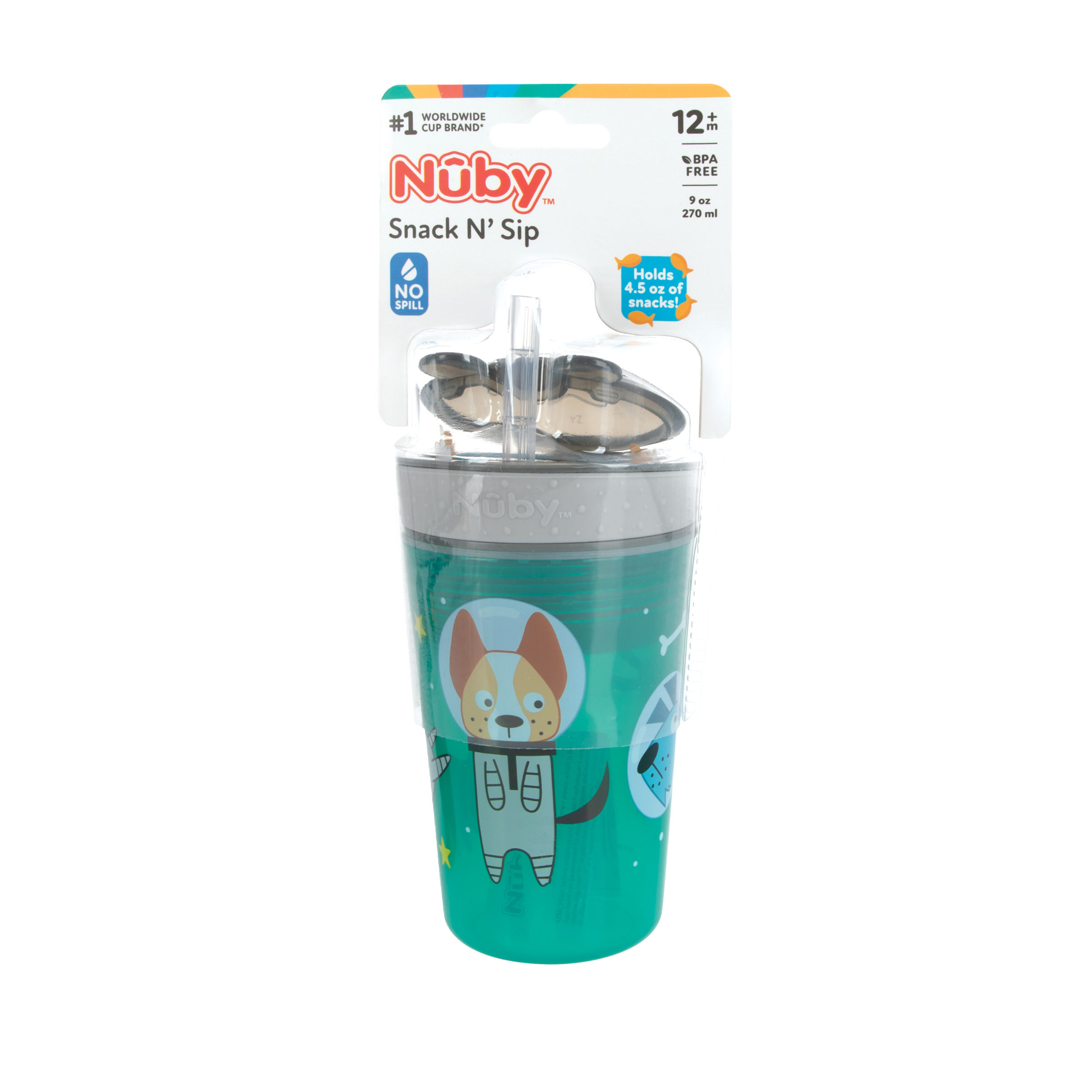 Nuby Snack N' Sip Cup 270ml
