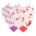 Nuby Muslin Bandana Bibs with Teething Corner