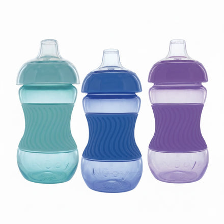 Mini Gripper Soft Spout Sippy Cup with Sleeve